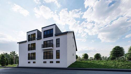 Ansicht Straße II - 3 Zimmer Etagenwohnung in Ingersheim