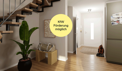 KfW-Förderung möglich in Neuseengärten - Doppelhaushälfte inkl. Grundstück mit Südterrasse