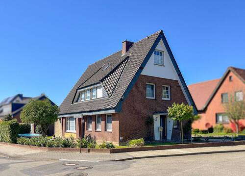 Straßenansicht - Flexibles Zweifamilienhaus in beliebter Lage von Mettingen!
