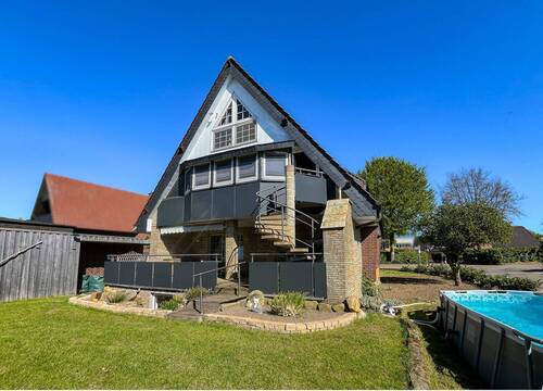 Gartenansicht - 6 Zimmer Mehrfamilienhaus, Wohnhaus zum Kaufen in Mettingen