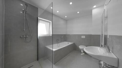 Badezimmer EG - Einfamilienhaus mit 106,40 m² in Braunfels zum Kaufen