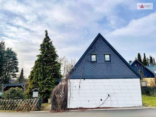 Giebelseite - Einfamilienhaus mit 71,00 m&sup2; in Deutschneudorf zum Kaufen