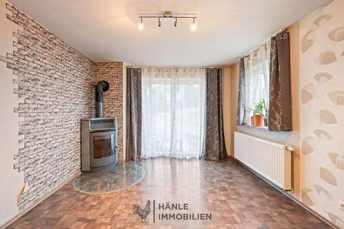 Wohnzimmer - 8 Zimmer Einfamilienhaus in Bad Rappenau - Obergimpern
