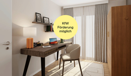 Arbeitszimmer in Neuseengärten - Doppelhaushälfte inkl. Grundstück mit Südterrasse