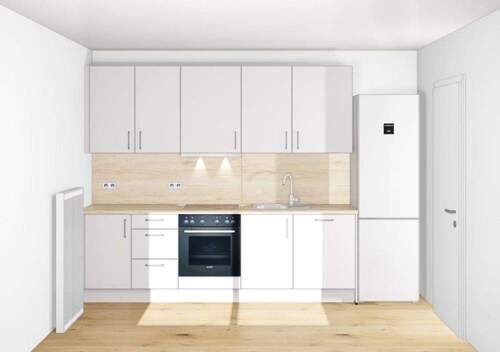 Visualisierung Küche / ohne Kühlschrank / anderer Fußboden - 2 Zimmer Etagenwohnung zur Miete in Hamburg / Heimfeld