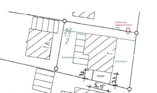 Lageplan Grundstück - 