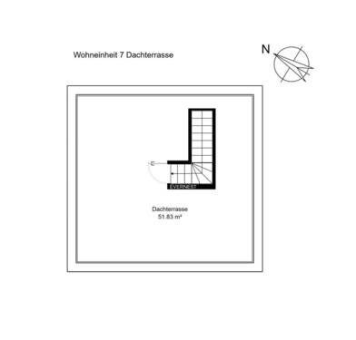 Wohneinheit 7, Dachgarten - 