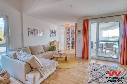 Wohnzimmer - 3 Zimmer Etagenwohnung in Grafing bei München