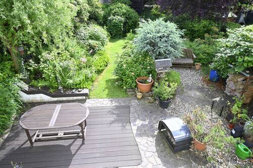 Blick auf die Terrasse - 