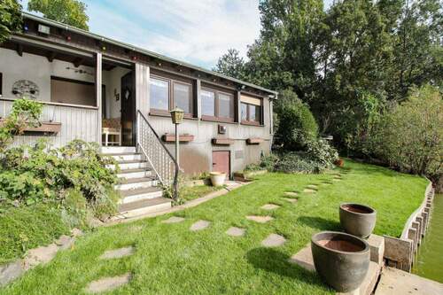 Rückseite - Idyllisches Wochenendhaus am Silbersee in Moers