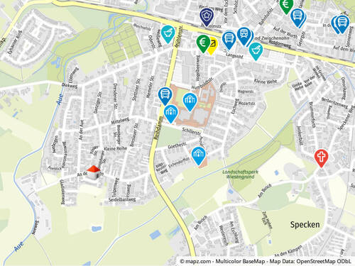 Geolyzer Kartenausschnitt - Doppelhaushälfte mit 113,20 m&sup2; in Bad Zwischenahn zum Kaufen