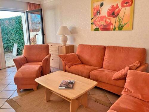 Wohn-/Essraum mit Zugang zur Terrasse - 4 Zimmer Reihenmittelhaus in Sylt-Ost / Morsum