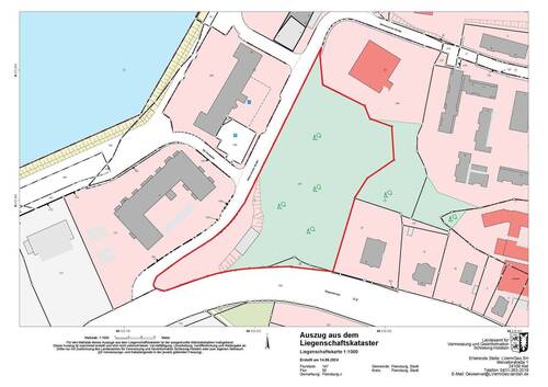 Lageplan markiert.jpg - Grundstück in Flensburg zum Kaufen