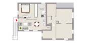 Grundriss Wohnung 03 - Obergeschoss - 