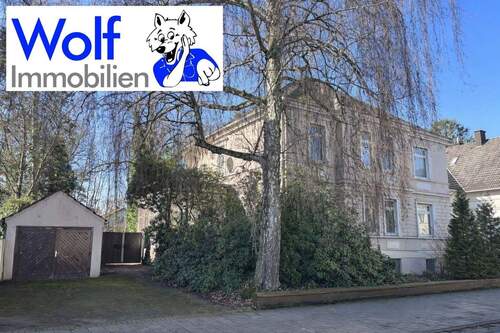 Strassenansicht - Voluminöses Stadthaus im Herzen der Innenstadt ! Denkmalgeschützt !