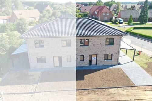 Vorderansicht - 5 Zimmer Doppelhaushälfte zum Kaufen in Geeste