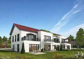 Hausansicht Südseite - Traumhafte 3-Zimmerwohnung mit eigenem Gartenanteil Nähe Scharmützelsee