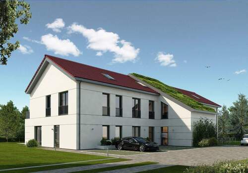 Hausansicht Nordseite - 3 Zimmer Etagenwohnung zum Kaufen in Wendisch Rietz