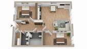 Grundriss WE 2 - 