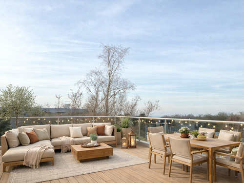 Aussicht / Möglichkeit Dachterrasse Wohnbeispiel - (KI generiert) - 