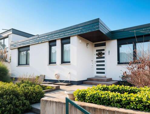 Hausansicht / Hauseingang - (KI generiert) - Reihenendhaus mit 108,00 m&sup2; in Leimen zum Kaufen