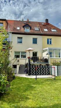 Gartenansicht Haus - 5 Zimmer Reihenmittelhaus zum Kaufen in Leipzig