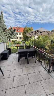 Terasse mit Blick ins Grüne - 5 Zimmer Reihenmittelhaus in Leipzig