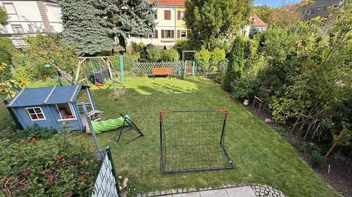gepflegter Garten - Reihenmittelhaus mit 104,00 m² in Leipzig zum Kaufen