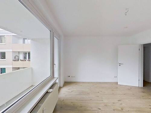 Ansicht II: Wohn- und Esszimmer - 3 Zimmer Etagenwohnung in Göttingen