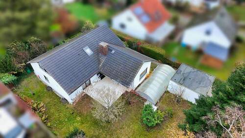 Dachansicht mit Garten - 