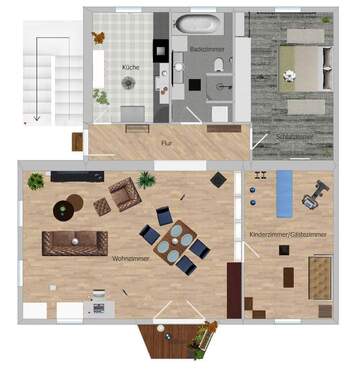 Ansicht Dachgeschoss - 