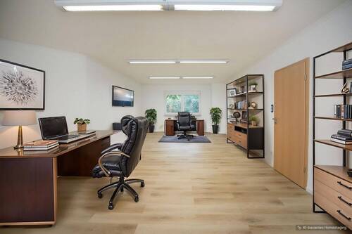 Arbeitszimmer Kellergeschoss-Visualisiert - 