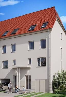 Eingang Eckhaus - Etagenwohnung mit 148,00 m&sup2; in Dresden zum Kaufen