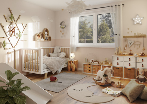 Bungalow-100-Kinderzimmer.png - Bungalow mit 102,00 m&sup2; in Hüttingen an der Kyll zum Kaufen