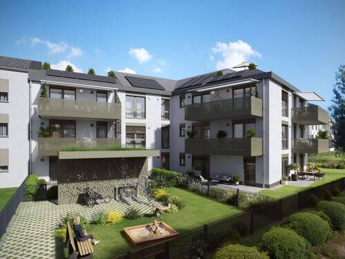 Außenansicht - WE 06 - 3-Zimmer mit Westbalkon
