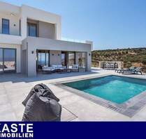 Zwei moderne Villen - jeweils mit Pool, Meerblick und möbliert | Kreta - Platanos