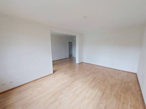 Ansicht III: Wohn- und Esszimmer - 3 Zimmer Etagenwohnung in Dortmund