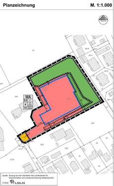Ausschnitt aus B-Plan - 