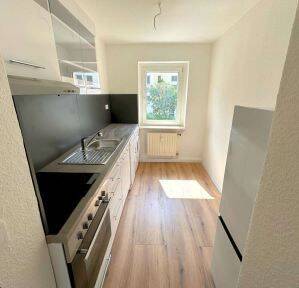 Küche.jpg - 3 Zimmer Etagenwohnung in Langenweißbach