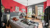 Wohnzimmer 1 - 2 Zimmer Etagenwohnung in Leipzig