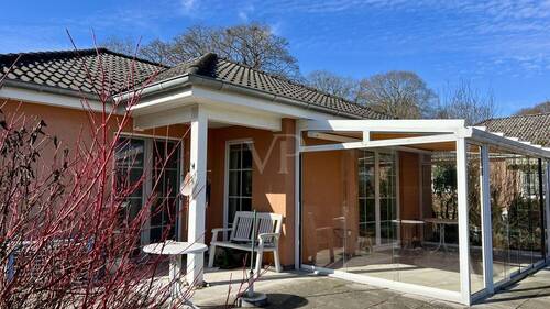 Terrasse mit Wintergarten - 