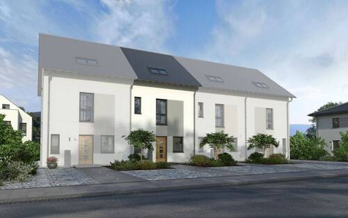 Ansicht Eingang Reihenmittelhaus - LEBEN UND ARBEITEN PERFEKT VEREINT