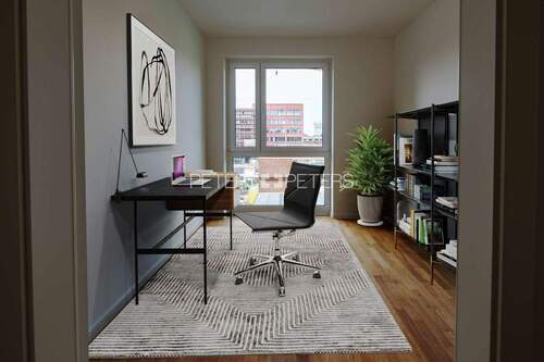 Bürovisualisierung - 3 Zimmer Etagenwohnung in Hamburg
