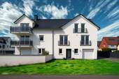 Visualisierung DHH - Baugrundstück für moderne Doppelhaushälfte in Kelsterbach