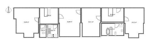 Skizze der Wohnung - 