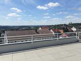 Terrassenausblick Richtung Parkstraße - Penthousewohnung mit Blick über die Stadt in Lüdenscheid - Zentrum
