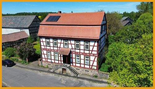 Außenansicht - 1 Zimmer Bauernhaus, Landhaus in Alsfeld / Billertshausen