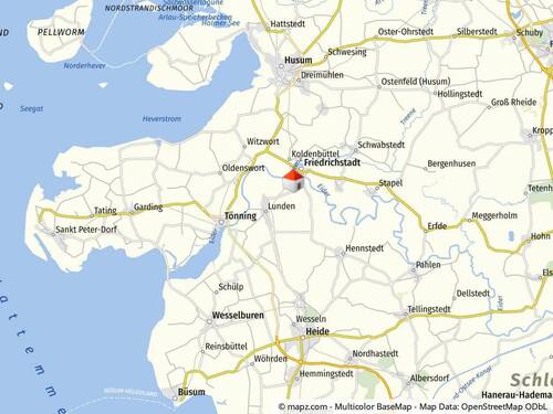 Lage in Schleswig-Holstein - 