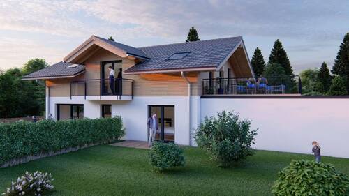 Illustration - Blick zur Einliegerwohnung - 7 Zimmer Einfamilienhaus zum Kaufen in Weilheim in Oberbayern