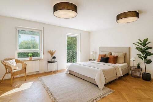 OG großes Schlafzimmer - Beispiel Foto fertig renoviert - 